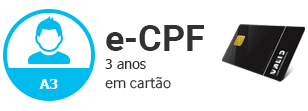 e-CPF A3 em Cartão